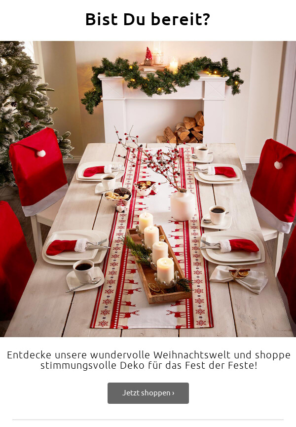 Weihnachtsdeko & Textilien >