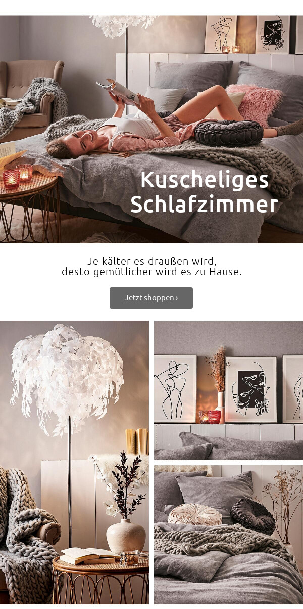 Kuscheliges Schlafzimmer >