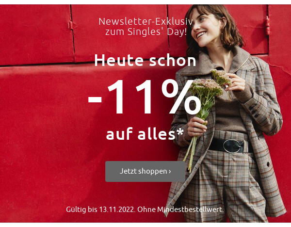 -11% auf Deinen Einkauf!