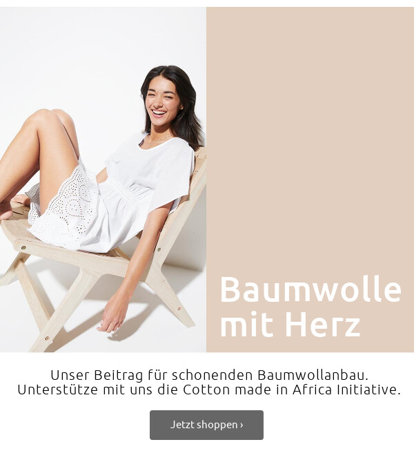 Unterstützt Cotton made in Africa >